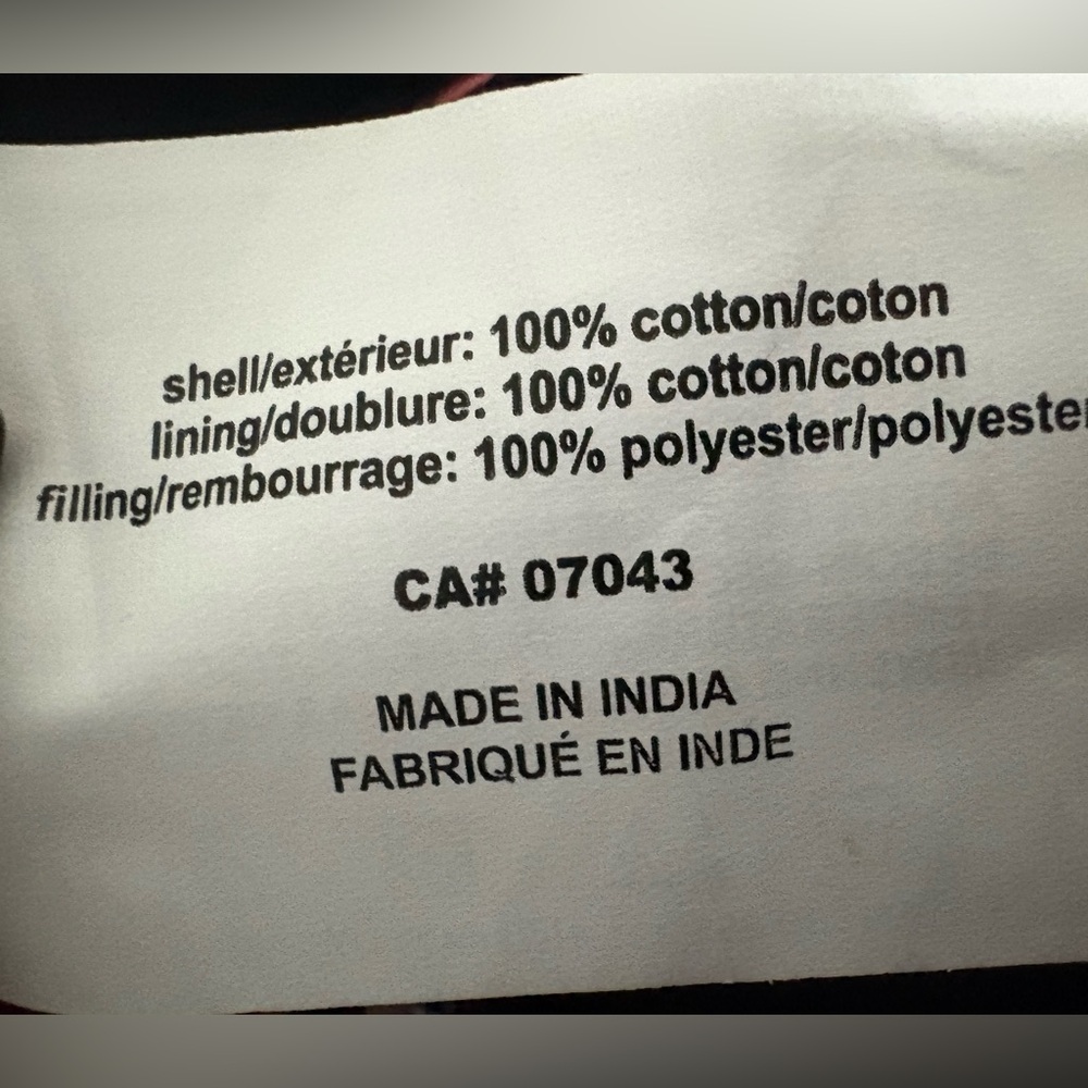 Lucky Brand Black Quilted Vest with Pink Floral Pattern - Picture 7 of 7